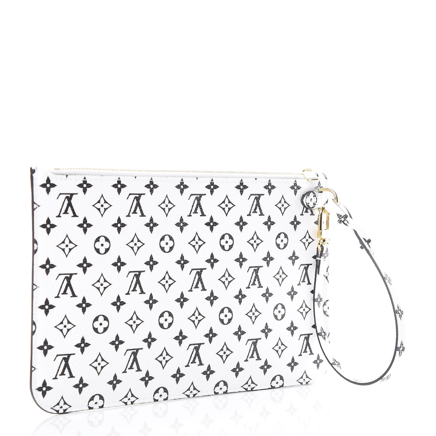 Louis Vuitton Monogram Giant Neverfull MM GM Pochette White 6 of 9