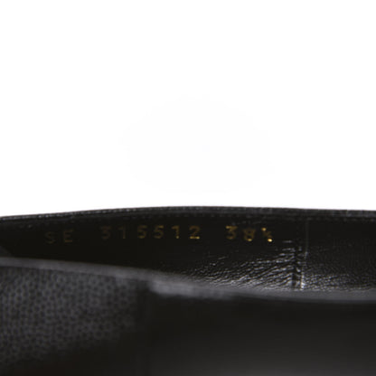 Saint Laurent Vernigolf Tribute Two 80 Platform Pumps 38.5 Black 8 of 10