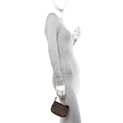Louis Vuitton Damier Ebene Mini Pochette Accessories 2 of 10