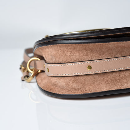 Chloe Calfskin Suede Small Nile Bracelet Bag Biscotti Beige 5 of 9