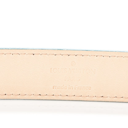 Louis Vuitton Vernis 25mm Phoenix Belt 90 36 Blue Galactic 6 of 7