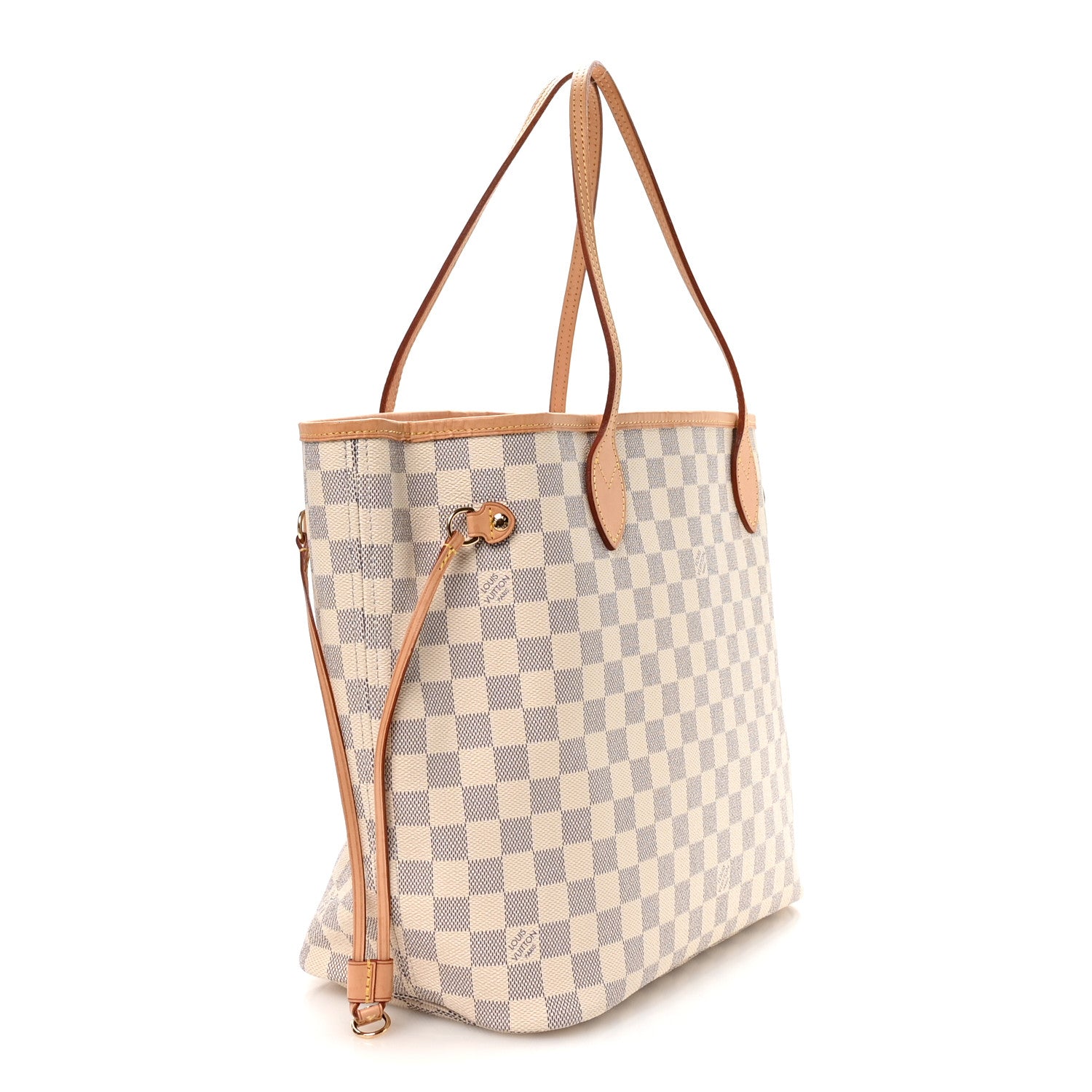 Louis Vuitton Damier Azur Neo Neverfull MM Rose Ballerine 4 of 12