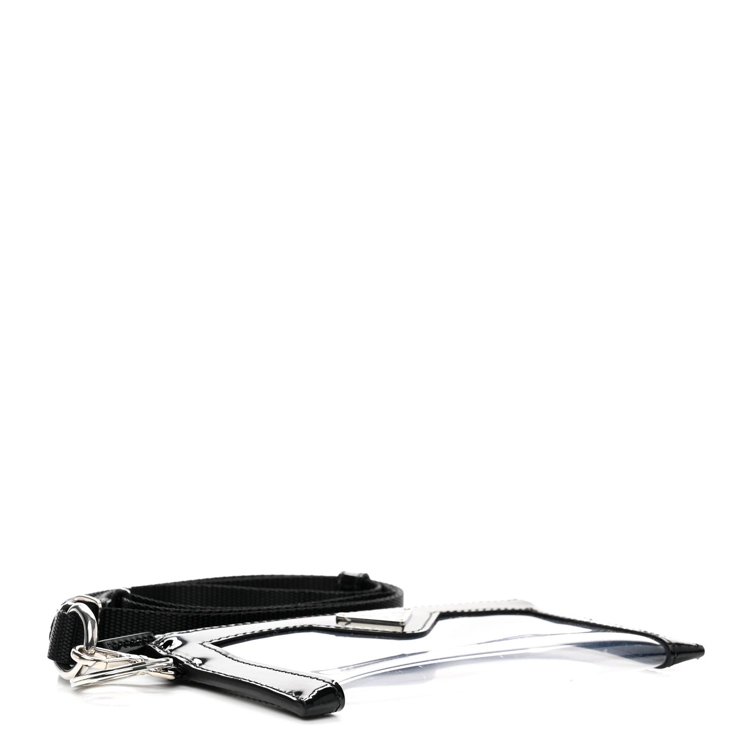 Prada Vernice PVC Card Holder Black 5 of 7