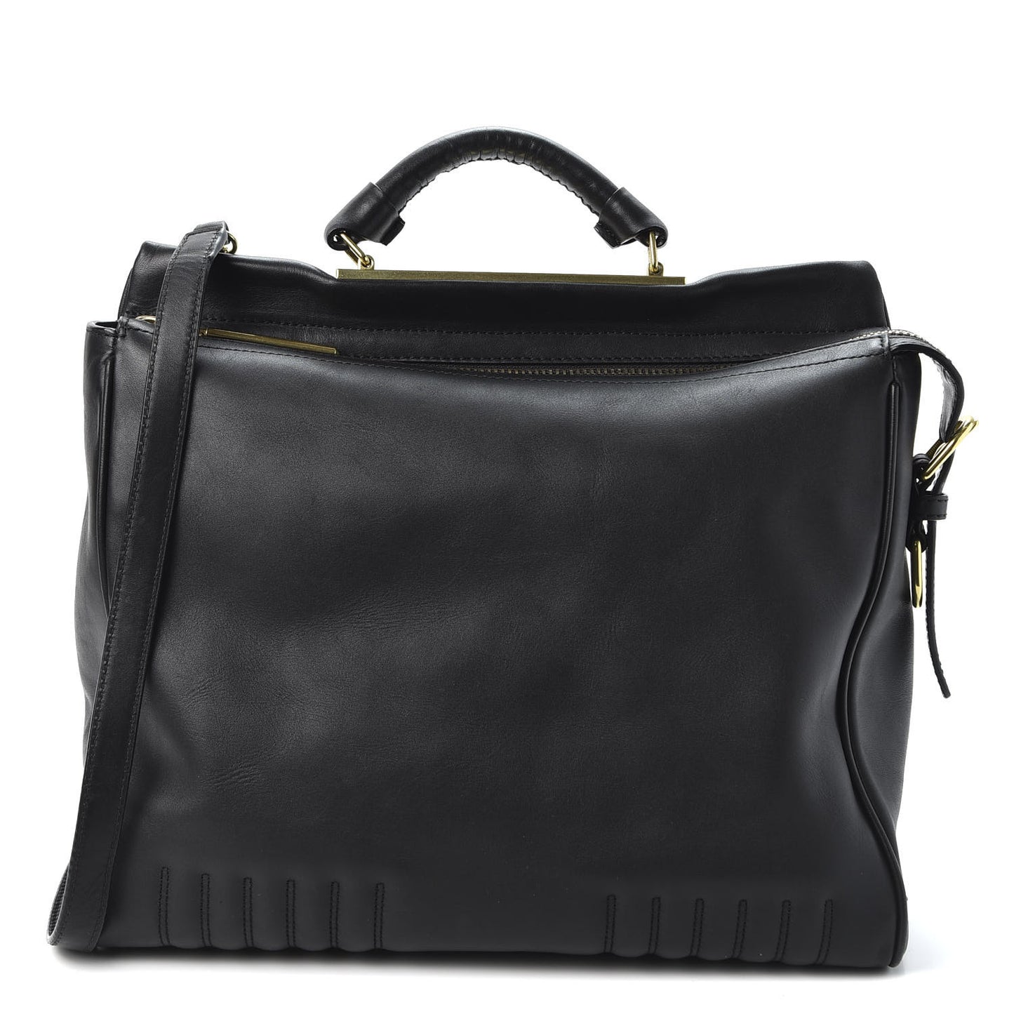 3.1 Calfskin Large Ryder Satchel Black
