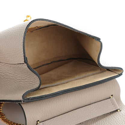 Chloe Grained Lambskin Mini Drew Shoulder Bag Motty Grey 5 of 9