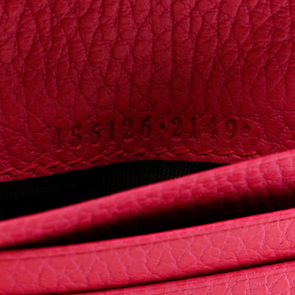 Gucci Dollar Calfskin GG Marmont Card Case Box Pink 7 of 9