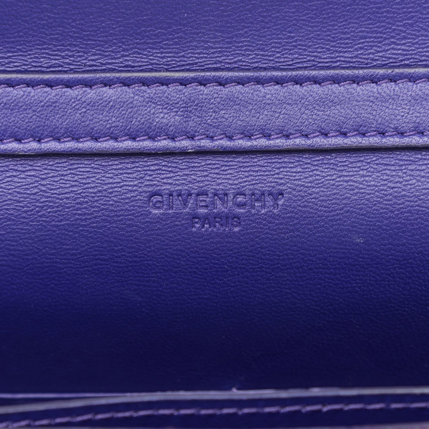 Givenchy Sugar Goatskin Pandora Chain Wallet Cobalt Blue 6 of 10