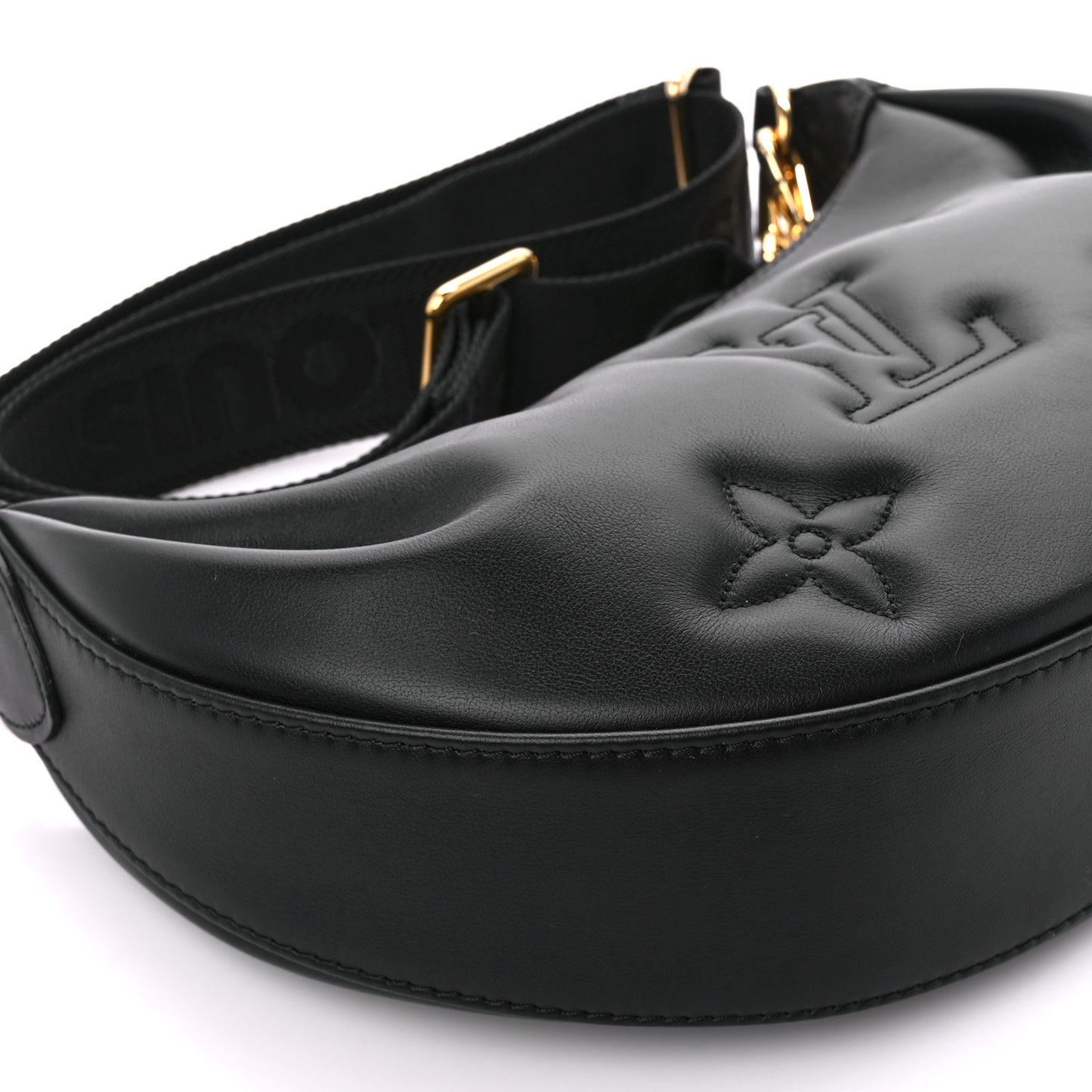 Calfskin Bubblegram Over The Moon Black