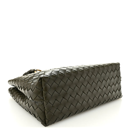 Bottega Veneta Nappa Intrecciato Medium Andiamo Shoulder Bag Kaki 4 of 9
