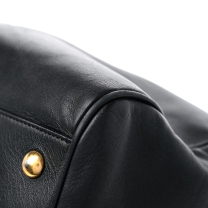 Saint Laurent Calfskin Classic Duffle 12 Black 11 of 18