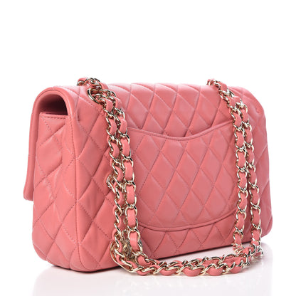 Chanel Lambskin Quilted Valentine Charms Medium Single Flap Pink 3 of 10