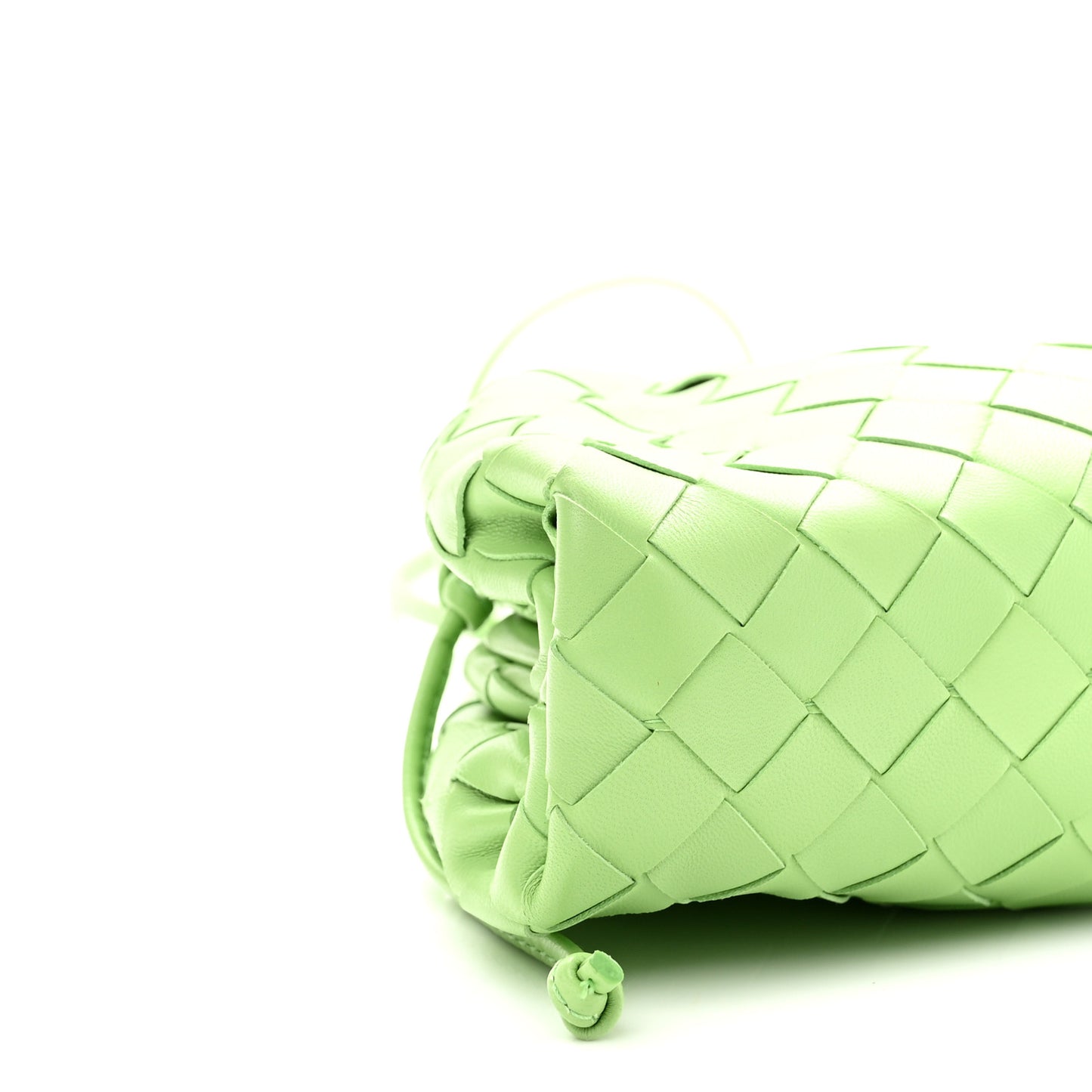 Nappa Intrecciato The Mini Pouch Pistachio