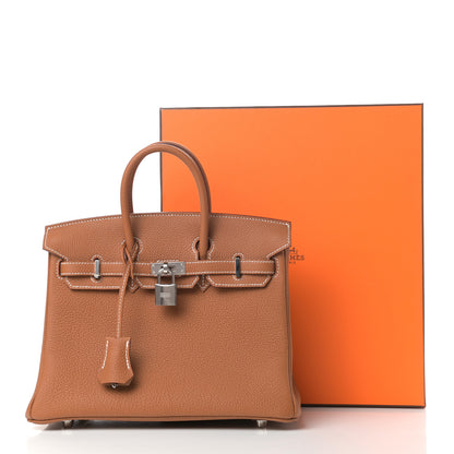 Hermes Togo Birkin 25 Gold 11 of 11