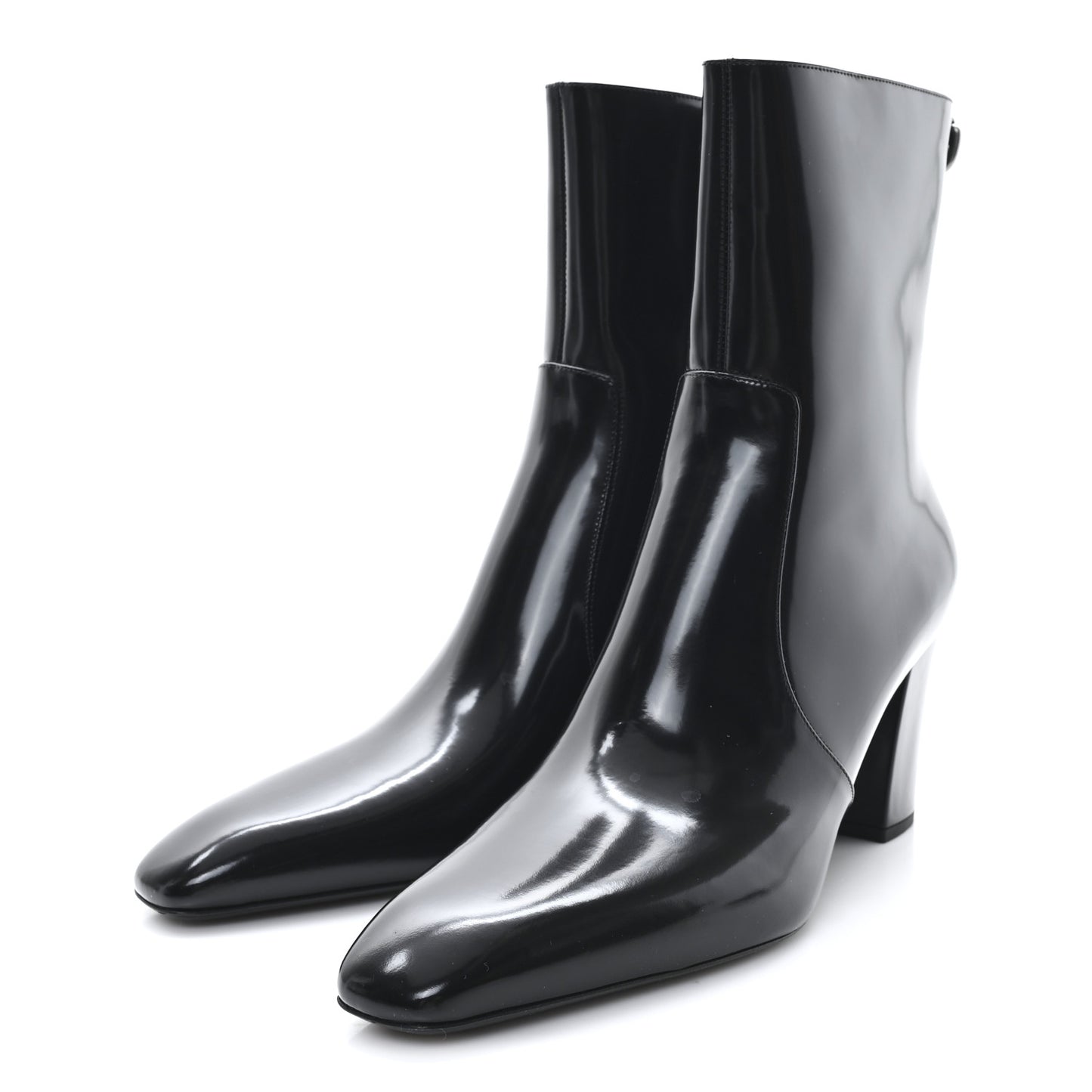 Vitello Marilyn Betty 70 Ankle Zip Boots 41 Black