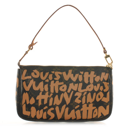 Louis Vuitton Monogram Graffiti Pochette Accessories Peach 1 of 7