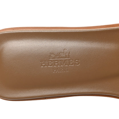 Hermes Denim Canvas Oran Sandals 35 Bleu Clair 7 of 8