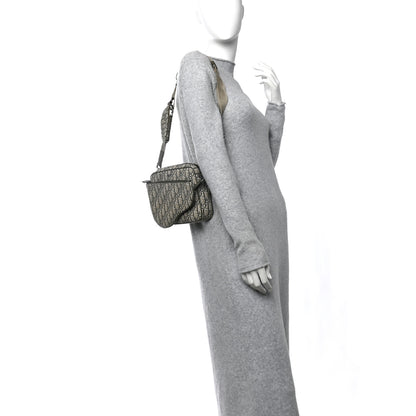 Christian Dior Oblique Saddle Triple Pouch Green 3 of 10