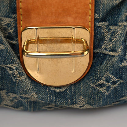 Louis Vuitton Monogram Denim Pleaty Blue 25 of 25