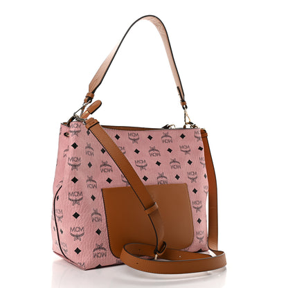 MCM Visetos Medium Klara Hobo Soft Pink 3 of 8