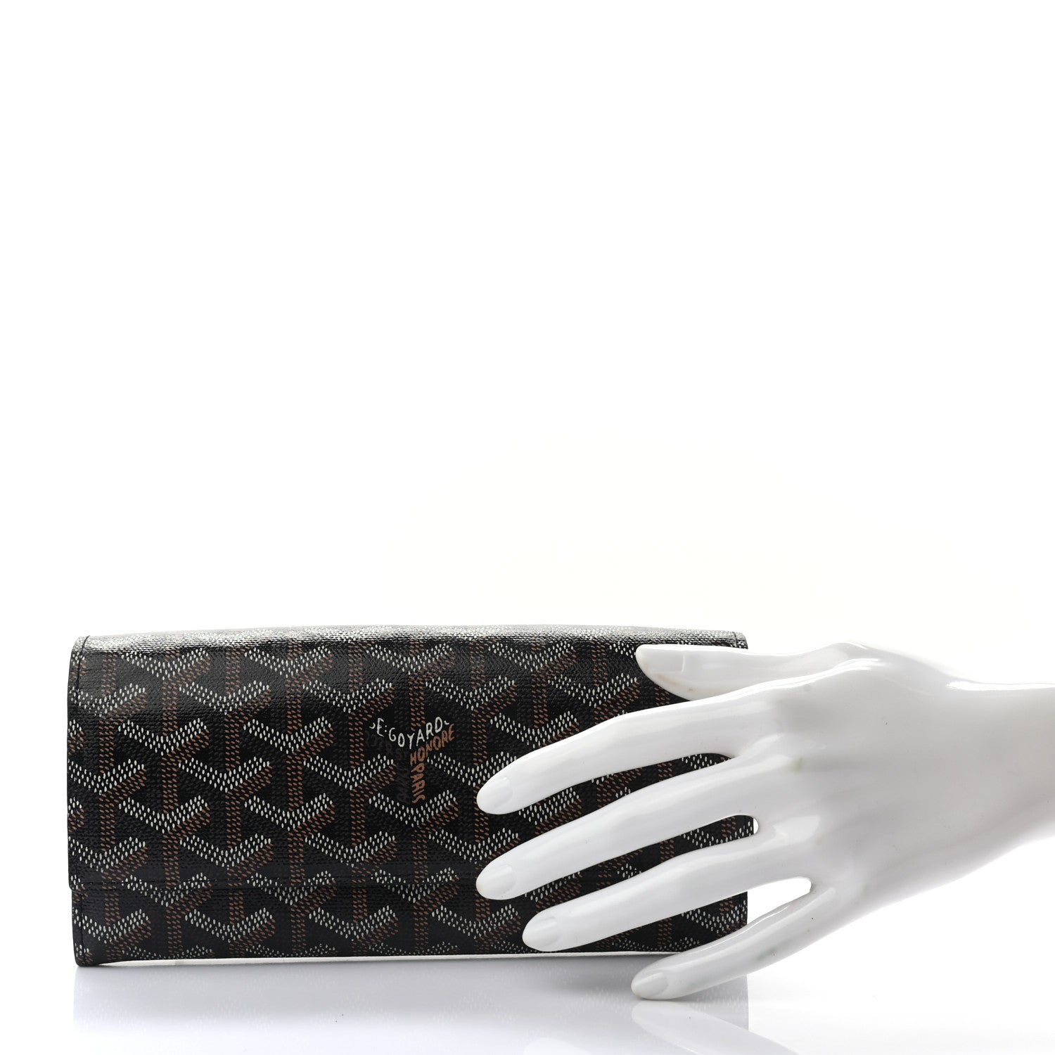 Goyard Goyardine Varenne Long Wallet Black 2 of 7