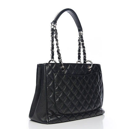 Chanel Caviar Quilted Grand Shopping Tote GST Black 2 of 10