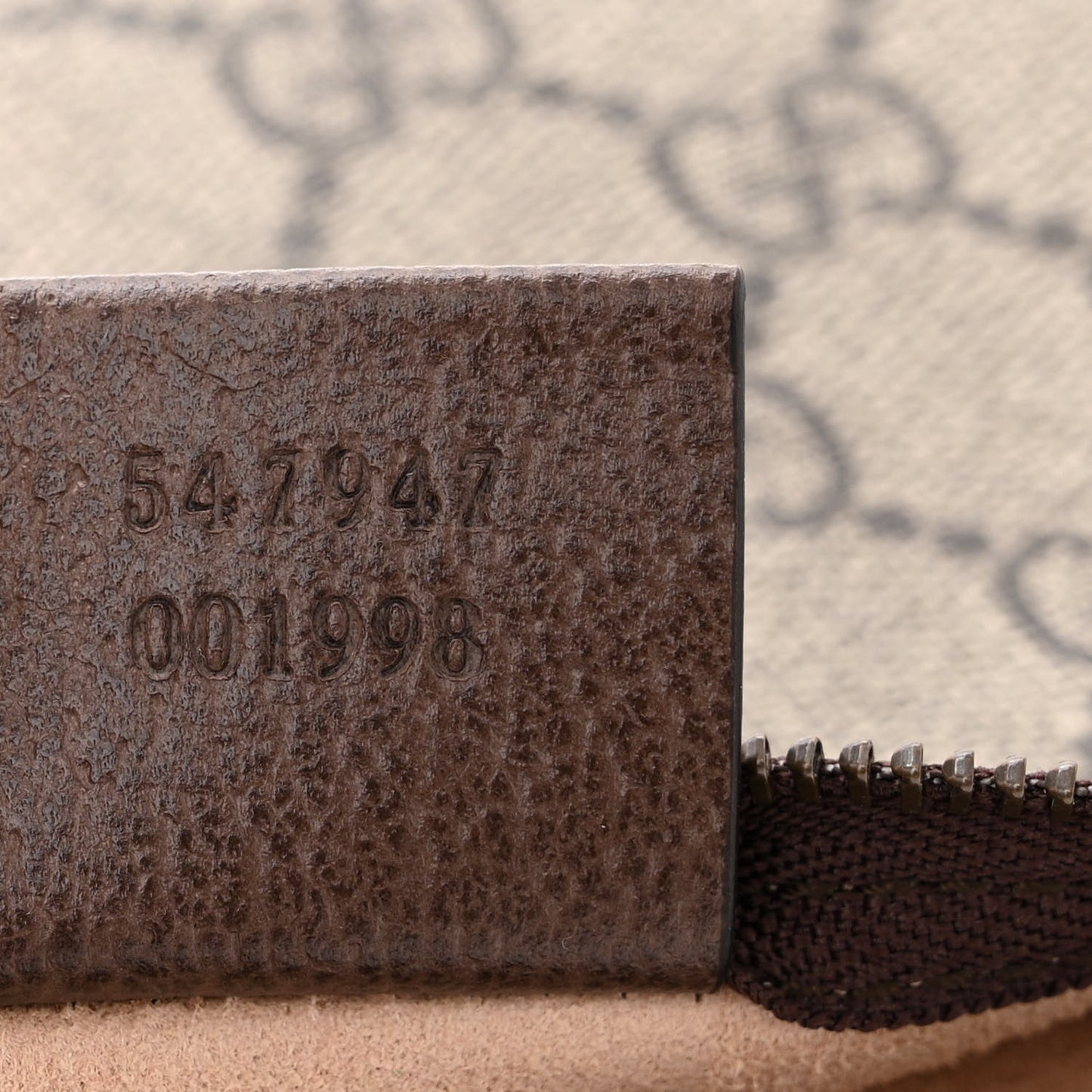 GG Supreme Monogram Web Ophidia Tote Brown