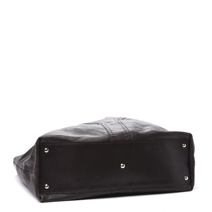 Saint Laurent Calfskin Reversible Double Sac Y Tote Gold Brown 3 of 8