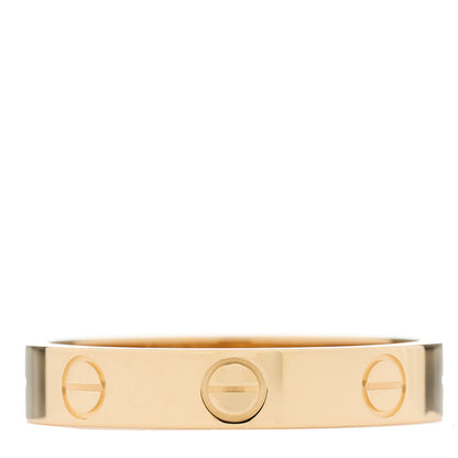 Cartier 18K Yellow Gold 3.5mm LOVE Wedding Band Ring 53 6.25 1 of 6
