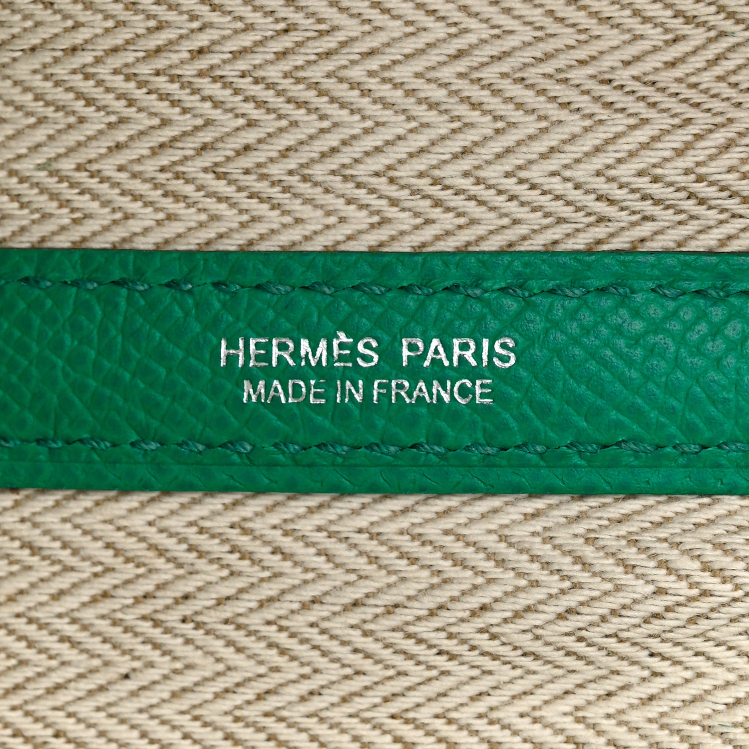 Hermes Epsom Garden Party Tote 30 TPM Vert Jade 6 of 11