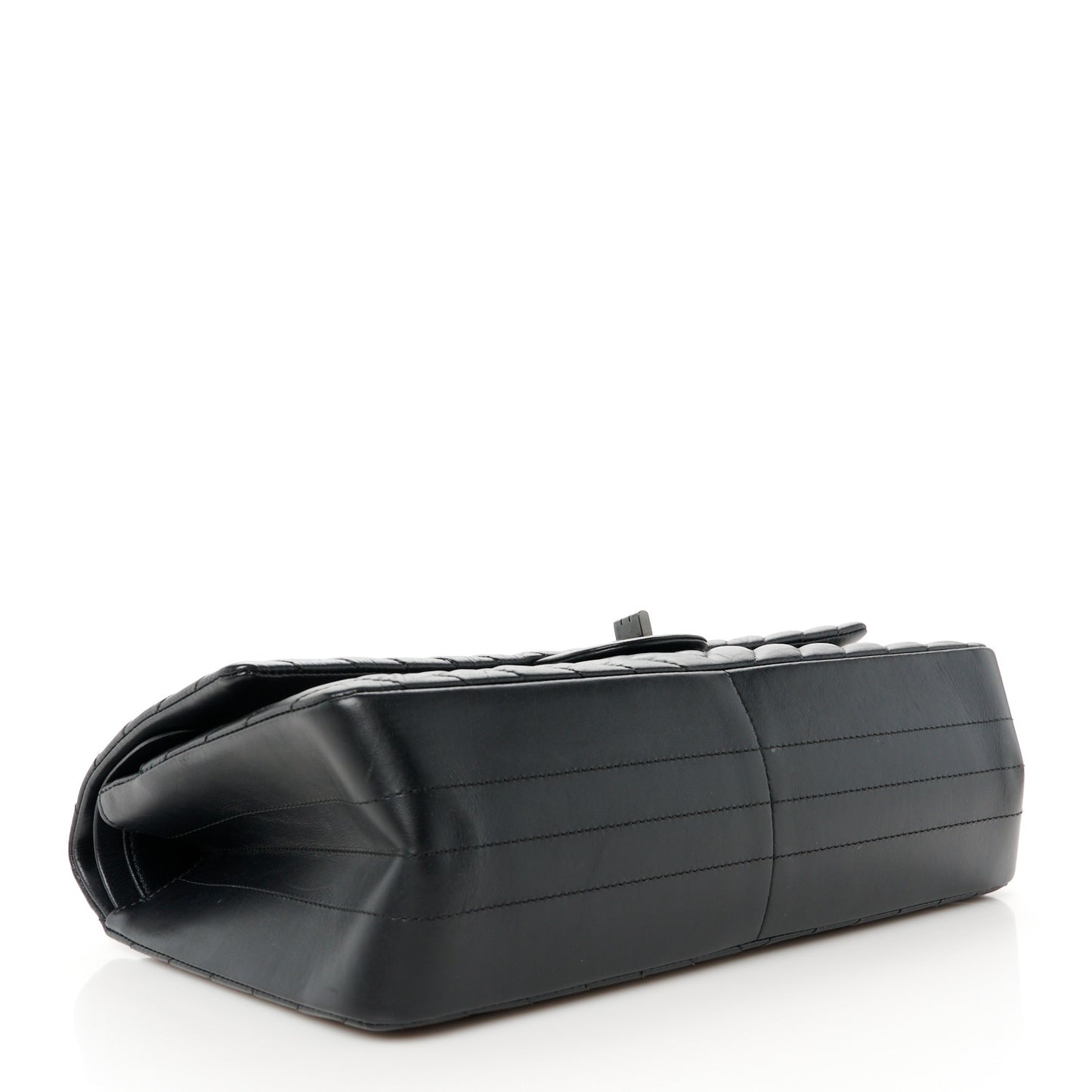 Aged Calfskin Chevron Quilted 2.55 Reissue 226 So Black
