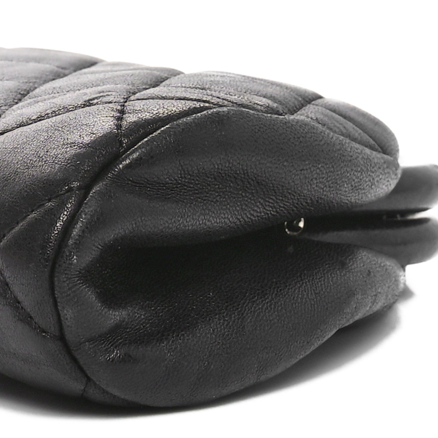 Chanel Lambskin Quilted Timeless Clutch Black 9 of 10