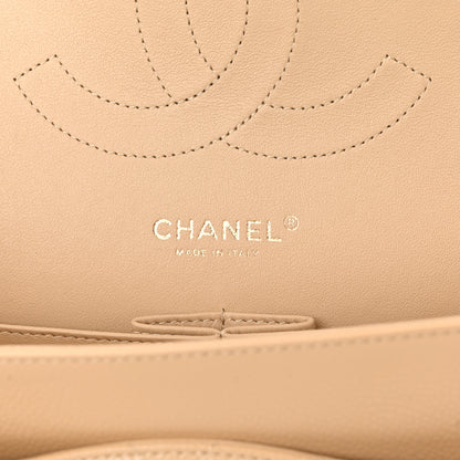Chanel Caviar Quilted Jumbo Double Flap Beige 6 of 12