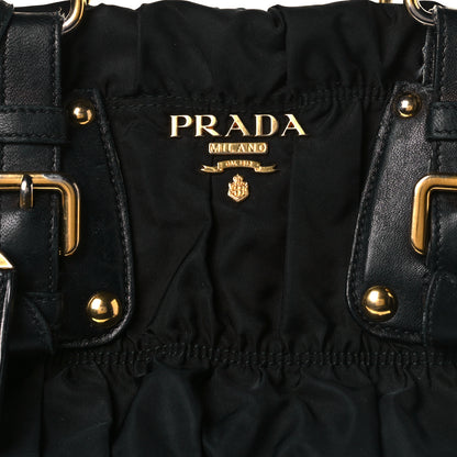 Prada Tessuto Nylon Gaufre Tote Black 8 of 16