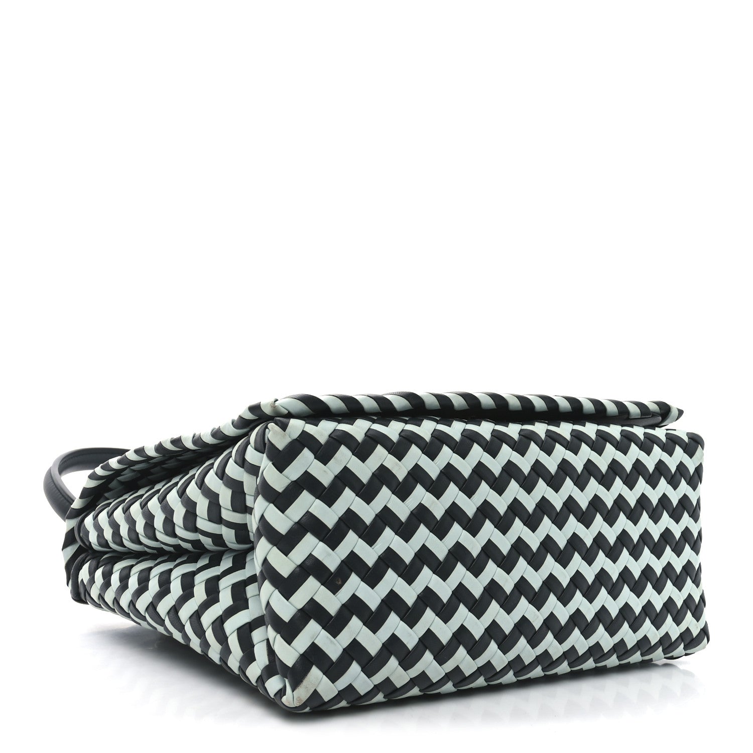 Bottega Veneta Nappa Intrecciato Patti Top Handle Bag Inkwell Teal 4 of 9