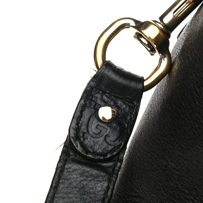 Gucci Calfskin Medium Indy Top Handle Hobo Black 12 of 13