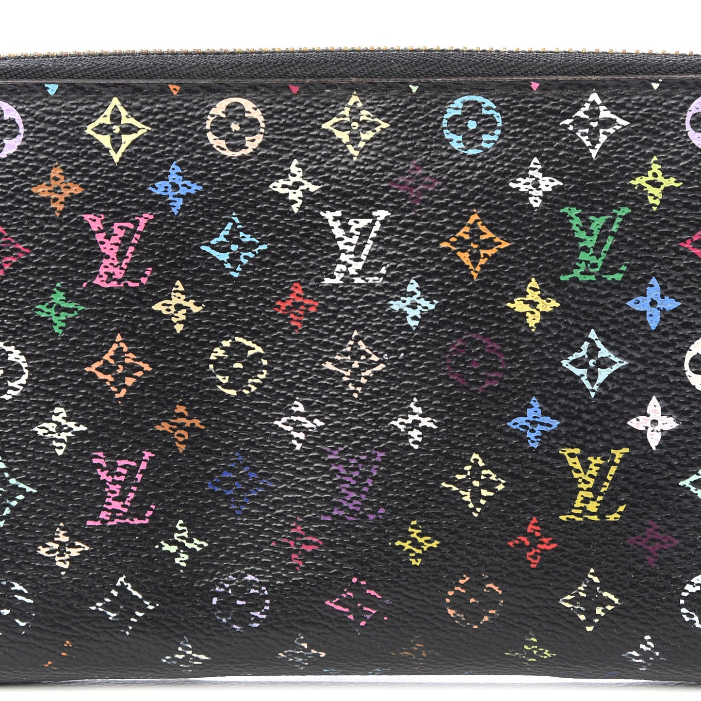 Monogram Multicolor Zippy Wallet Black Grenade