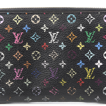 Louis Vuitton Monogram Multicolor Zippy Wallet Black Grenade 9 of 9