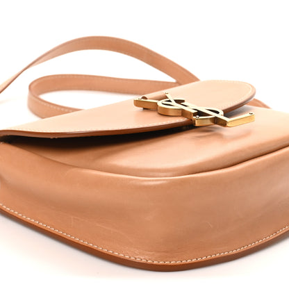 Saint Laurent Smooth Vintage Calfskin Small Kaia Satchel Brown Gold 7 of 8