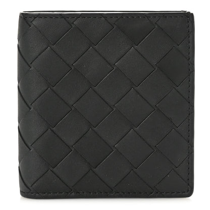 Bottega Veneta Nappa Intrecciato Medium Bi-Fold Wallet Black 1 of 8