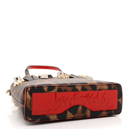 Christian Louboutin Calfskin Leopard Mini North South Cabata Tote Multicolor 4 of 9