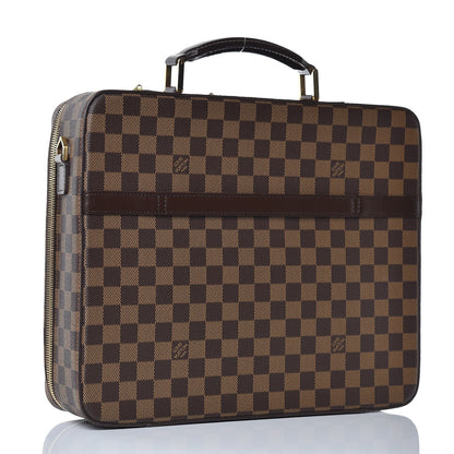 Louis Vuitton Damier Ebene Porte Ordinateur Sabana Computer Case 4 of 14