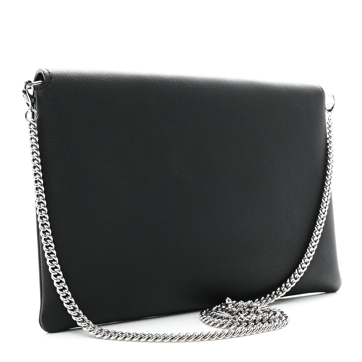Soft Calfskin My Lockme Chain Pochette Black