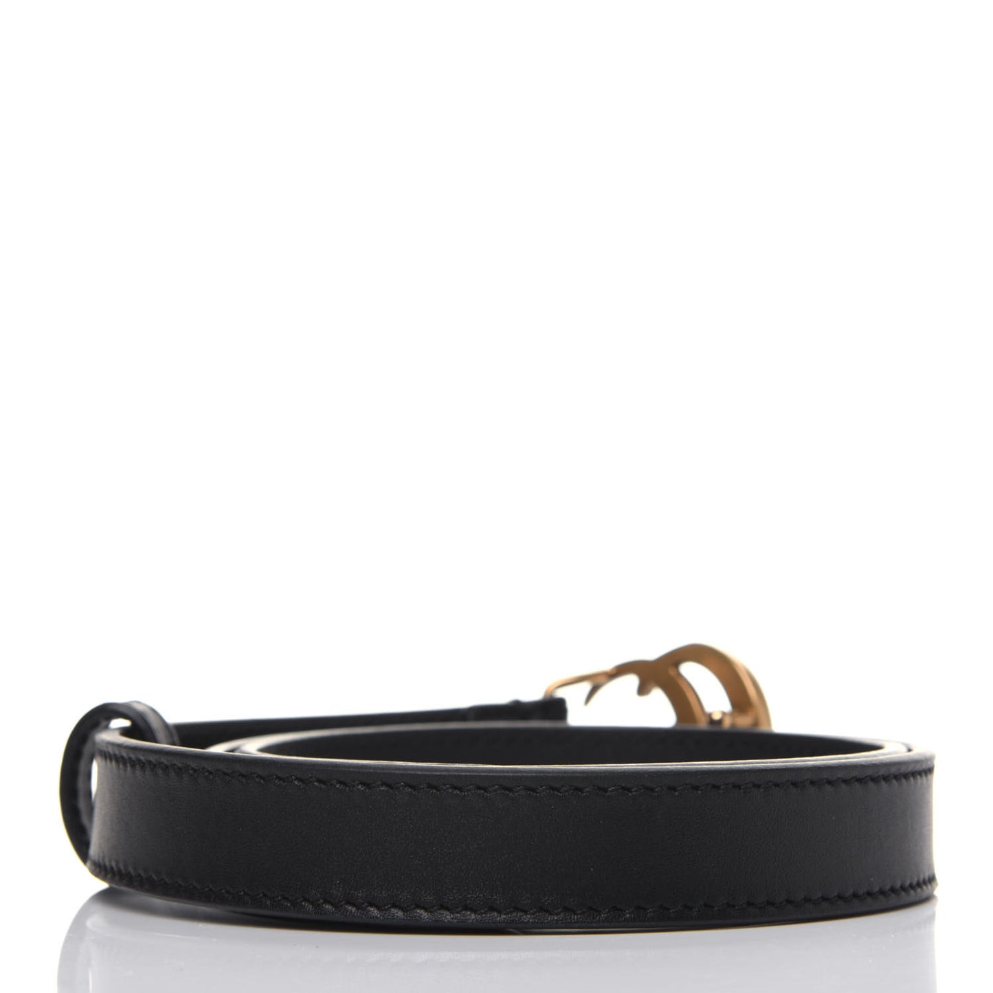 Calfskin Double G 20mm Belt 70 28 Black