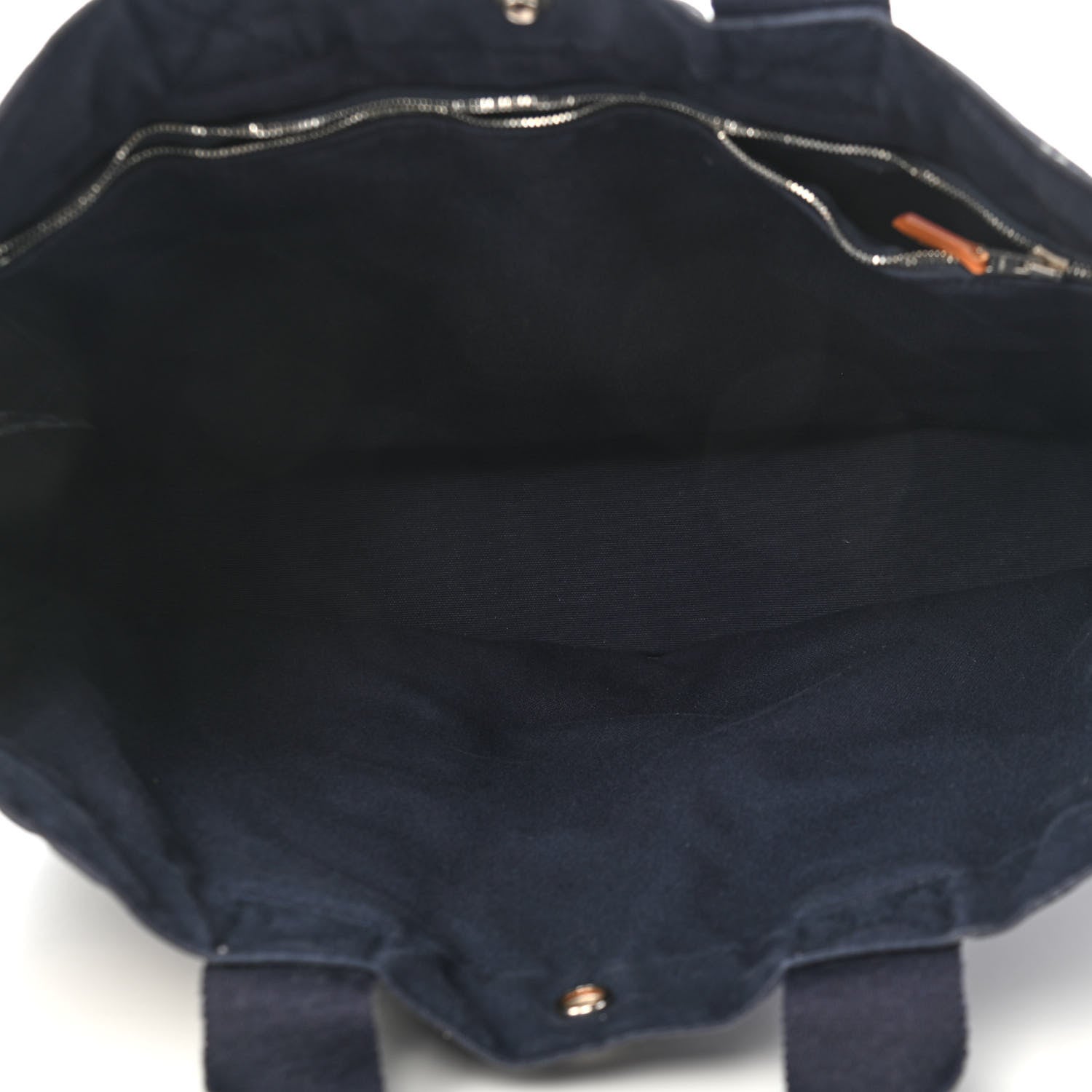 Hermes Canvas Fourre Tout MM Navy 4 of 7