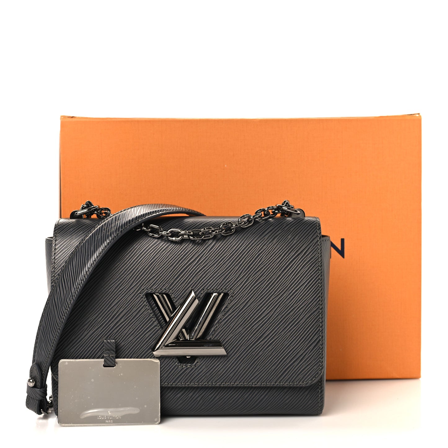 Epi Twist Shoulder Bag MM Etain