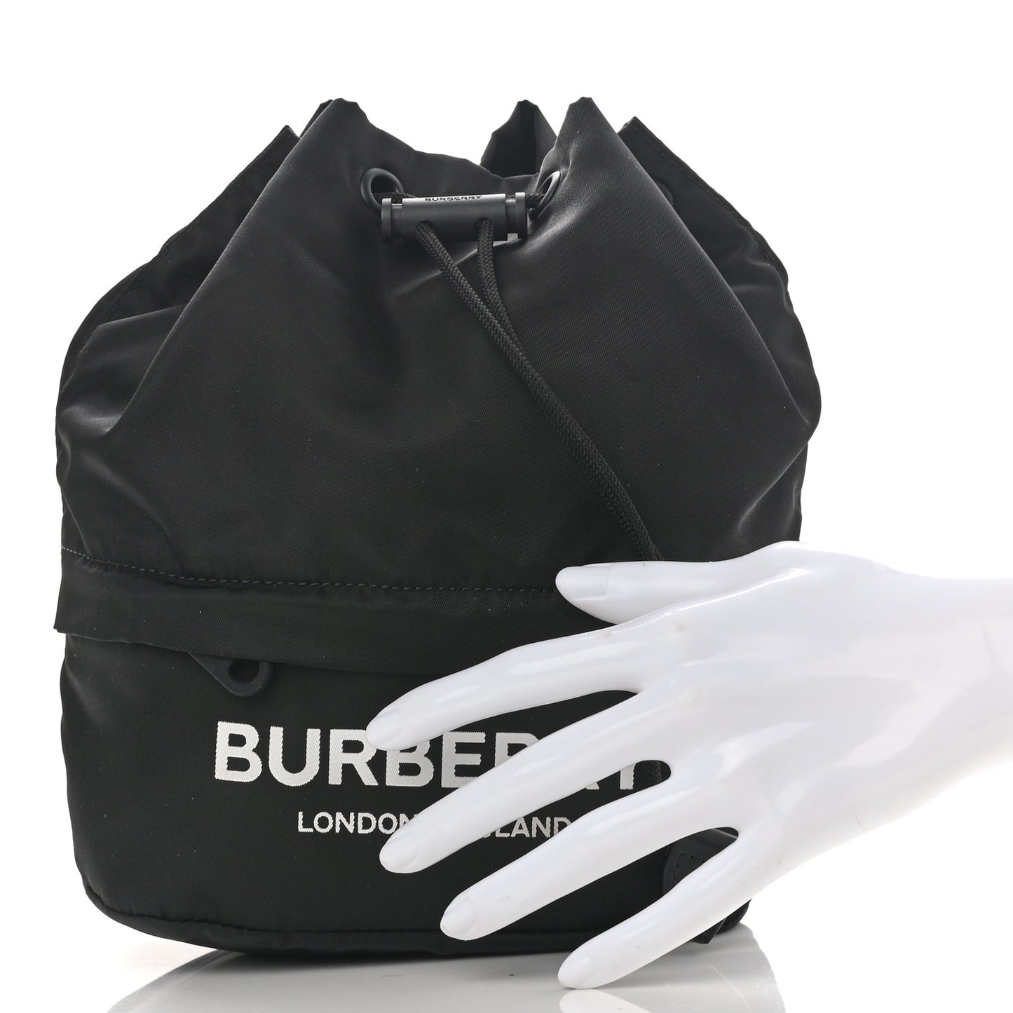 Econyl Phoebe Drawcord Pouch Black