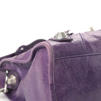 Balenciaga Agneau Giant 21 Silver Hardware City Raisin 9 of 12