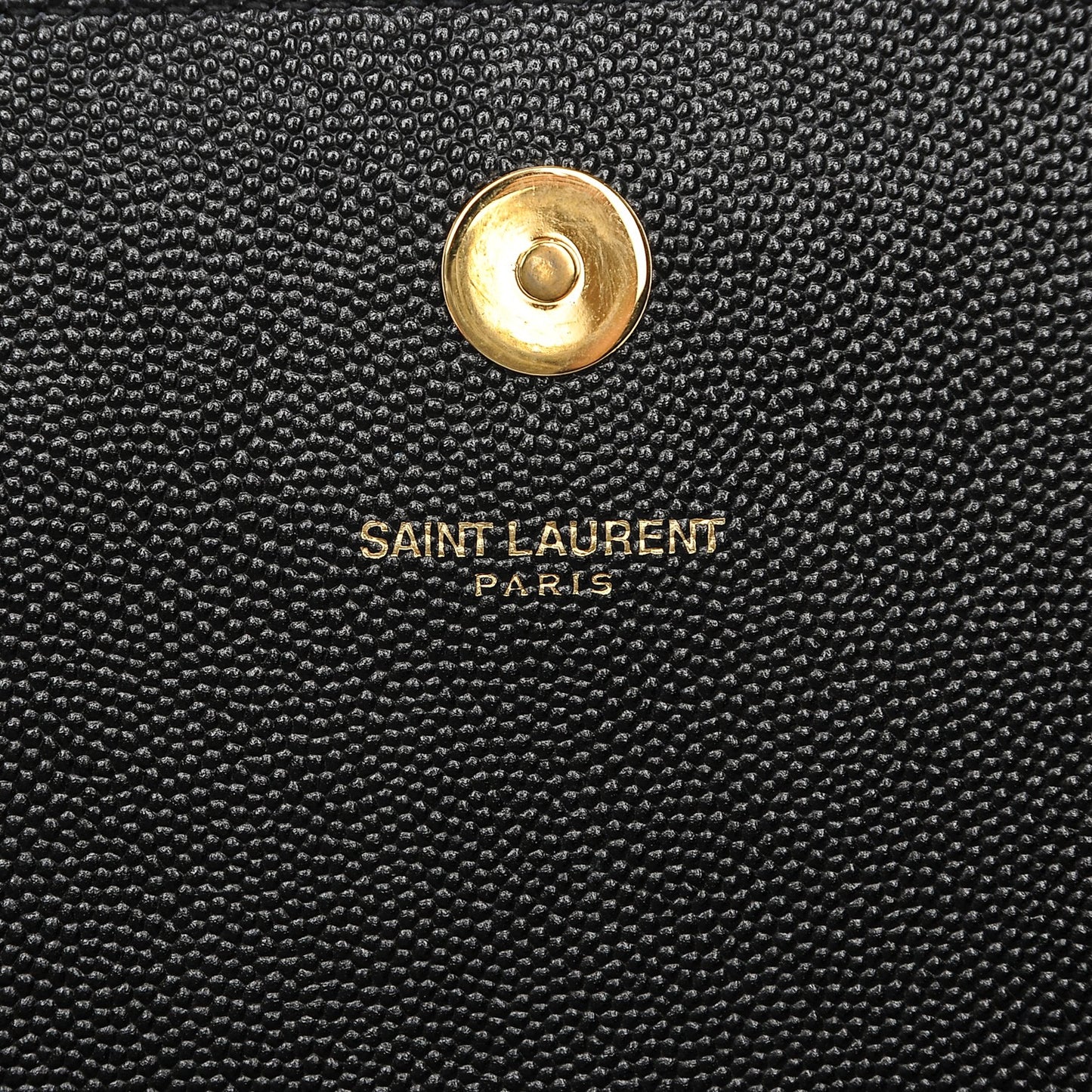 Grain De Poudre Classic Monogram Kate Clutch Black