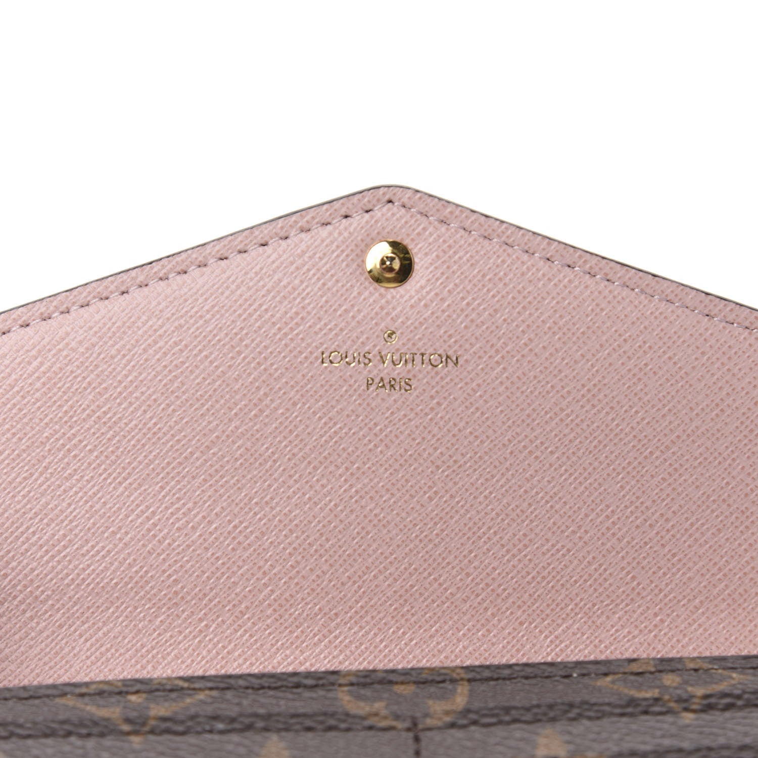 Louis Vuitton Monogram Sarah Wallet NM Rose Ballerine 6 of 6