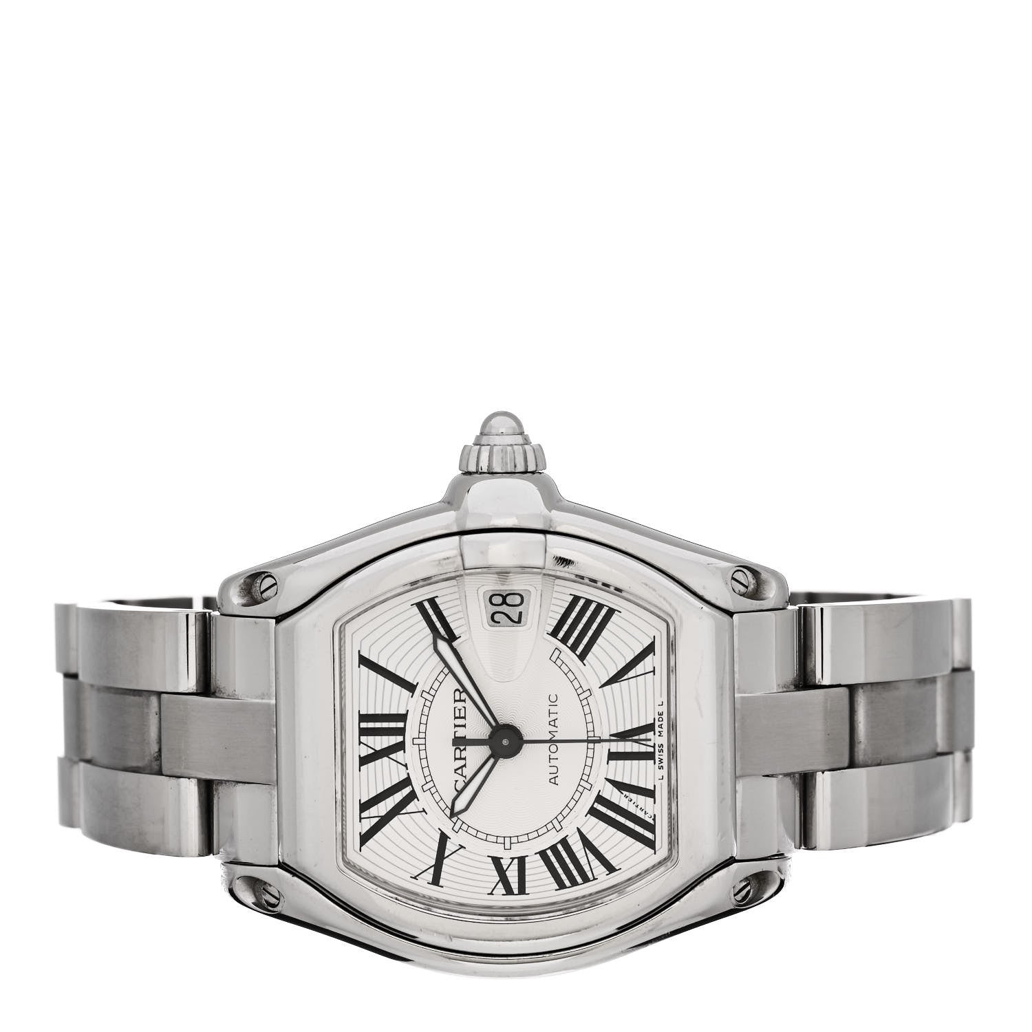Cartier Stainless Steel 37mm Roadster Automatic Watch 2 of 5